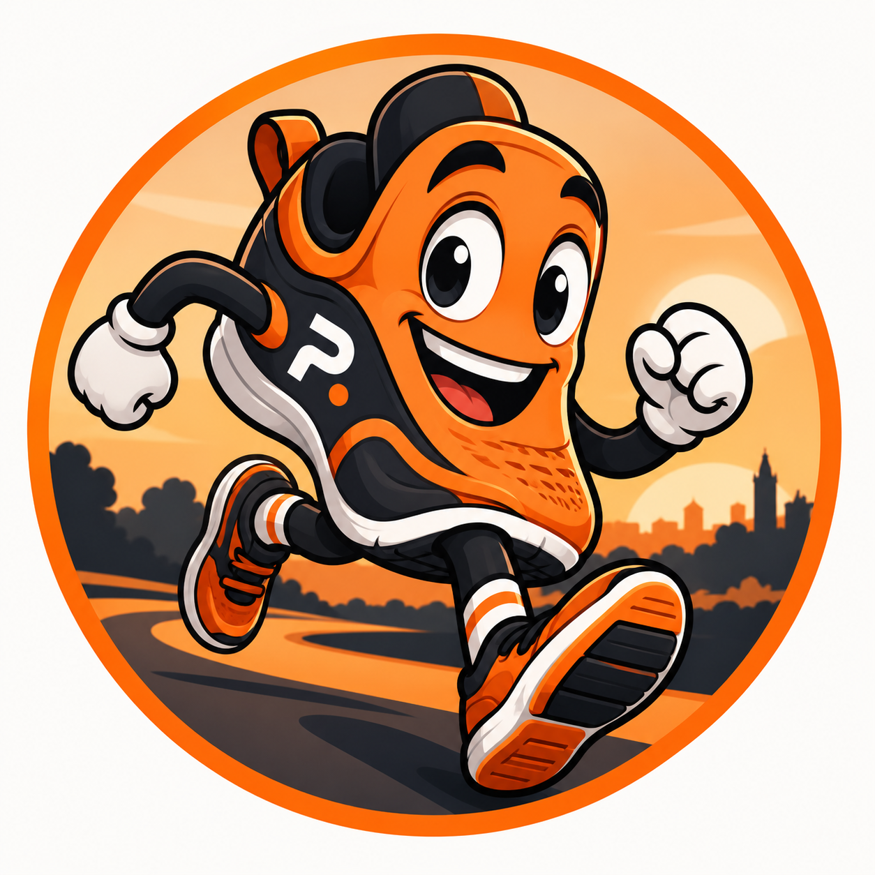 Pacey, de hardloopschoenmascotte